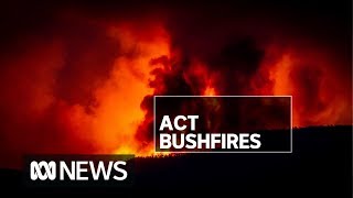 Canberra preparing for the worst as bushfires rage in the region  ABC News [upl. by Ymmas674]