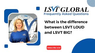 What is the difference between LSVT LOUD and LSVT BIG [upl. by Assira]