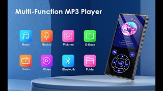 Fohil 128GB MP3 Player with Bluetooth 50 [upl. by Lillie]