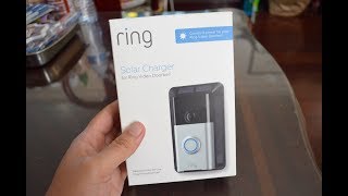 Ring doorbell with solar mount [upl. by Norreg957]