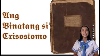 KABANATA 2  ANG BINATANG SI CRISOSTOMO IBARRA  NOLI ME TANGERE [upl. by Anuahsed]