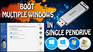 How To Create Multi Boot USB Flash Drive for Windows 7 8 and 10 Make a Bootable USB Flash Drive [upl. by Eignav]