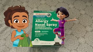 Unboxing Walgreens Nasal Spray Comparing Amazon [upl. by Clarhe]