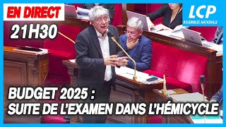 Budget 2025  suite de lexamen en séance publique à lAssemblée  08112024 [upl. by Asquith]