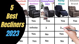 Top 5 Best Recliner Sofa in India 2023  Best Recliner Chair In India [upl. by Nebuer]