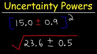 Measurement Uncertainty  Squares Cubes and Square Roots [upl. by Nellda]