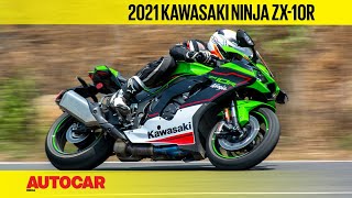 2021 Kawasaki Ninja ZX10R review  Rrated  First Ride  Autocar India [upl. by Hyacinth]