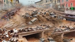 Spain Underwater Málaga Flood Chaos Turns City Streets into Rivers [upl. by Gideon]