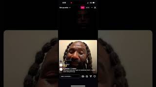 Jaleec amp Lil Blood Got into an Argument on IG Live [upl. by Akinhoj246]