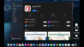 Accessing amp Downloading Microsoft Office from App Store for MacOS [upl. by Annovad627]