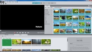 MAGIX Photostory 2016 Deluxe – Movie templates tutorial INT [upl. by Leivad]