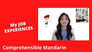 My Job Experiences  Chinese Comprehensible Input [upl. by Richara831]