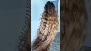 I unbraided my long hair for you💁‍♀✨ trending hairstyle hair hairtutorial shorts curlyhair [upl. by Htiekram195]