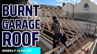 Construct a Trussed Garage Roof [upl. by Anastasius323]