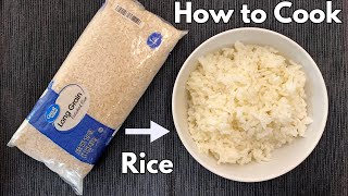 How to Cook Rice on the Stove [upl. by Frasquito]