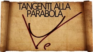 Rette Tangenti alla Parabola [upl. by Dyrraj]