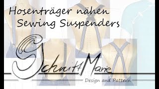 Hosenträger nähen  sewing suspenders [upl. by Aniahs620]