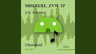 Miserere ZVW 57 Sicut erat Emphasised voice and other voices [upl. by Ylrebme]