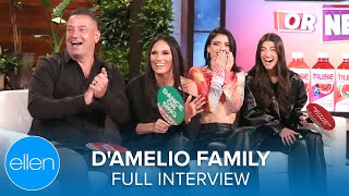 D’Amelio Family Full Interview on ‘Ellen’ [upl. by Hite934]