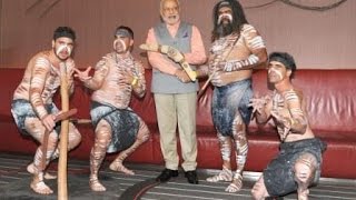 PM Modi gets a warm traditional welcome by Australian tribal dancers in Sydney [upl. by Ardnuyek]