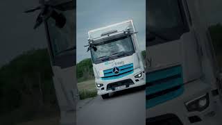 LA RÉVOLUTION EST EN ROUTE  ⚡️eActros 300 ⚡️ Groupe Kroely mercedes mercedesbenz truck [upl. by Yevol]