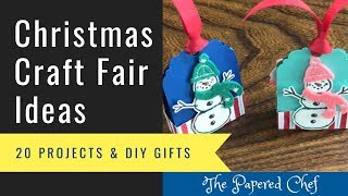 20 Christmas Craft Fair Ideas  Holiday DIY Gifts  3D Crafts  Stocking Stuffers amp More [upl. by Esinart]