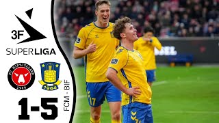 FC Midtjylland vs Brøndby IF 15 Highlights 3F Superliga [upl. by Htabazile589]