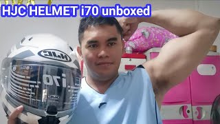 HJC HELMET i70 unboxed and reviewMike Lapiz [upl. by Ainud]