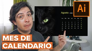 Cómo diseñar un calendario en Illustrator [upl. by Kelly559]