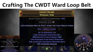 HOW TO CRAFT THE BiS BELTS FOR CWDT WARD LOOP BUILDS [upl. by Hedda]