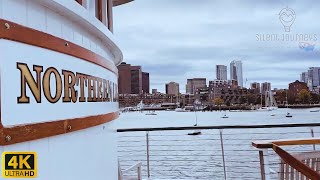 Classic Harbor Line Cruise Tour  Boston USA 4K [upl. by Siulesoj]