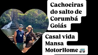 Cachoeiras salto de Corumbá motorhome casal vida mansa ❤️ [upl. by Domella]