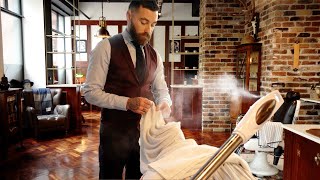 💈 Destress amp Relax With A Clean Shave At Old School Irish Barber Shop  Tom Winters Barbers [upl. by Oconnor78]