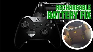 XBOX One Elite Controller rechargeable battery solution [upl. by Anekam]