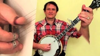 Cripple Creek High Part  Banjo Tutorial for Beginners [upl. by Warthman]