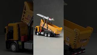 EXCEFORE FrictionPowered Crane Truck Toy – Lights Sounds and Realistic Metal Cab [upl. by Schonfield509]