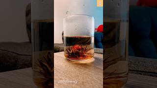 Relax amp enjoy a blooming tea with me 🫖 bloomingtea tea dubai trendingshorts relaxing uae dxb [upl. by Salem]