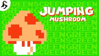 SMB JUMPING Mushroom  Green Screen [upl. by Largent]