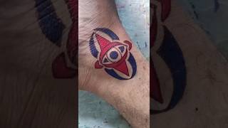 How to make this beutifull tattoo with simple pen 🥰shorts viral trending shortsvideo [upl. by Ayat]