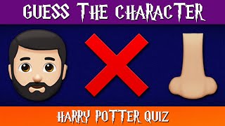 Guess The Harry Potter Character By Emoji Part 2  Harry Potter Quiz [upl. by Eveivenej]