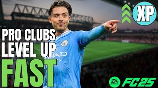 EAFC 25  PRO CLUBS  LEVEL UP FAST  EASY XP [upl. by Malissa653]