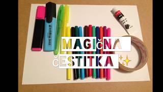 DIY Magična čestitka ✨💫 [upl. by Eiramnaej]