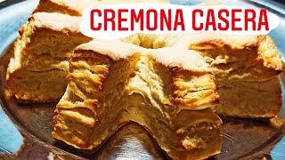 como hacer CREMONA de panadería CASERA bien CROCANTE Y CRUJIENTE [upl. by Kallick]