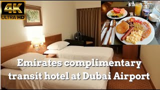 Emirates Dubai Connect  FREE transit accommodation amp meal  Copthorne Airport Hotel [upl. by Wing]