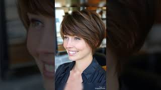 Stylish Short Bob Haircuts with Bangs A Modern Twistquot [upl. by Youlton65]