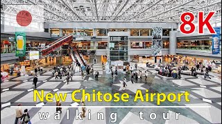 walking tour New Chitose Airport  Hokkaido Japan [upl. by Ruford416]