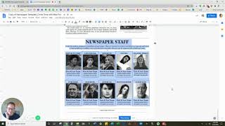 Editable Newspaper Template  Tutorial [upl. by Leuqim]