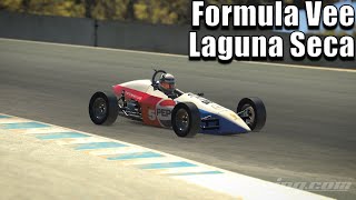 Formula Vee  Laguna Seca  iRacing Road [upl. by Botzow]