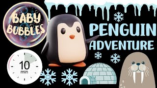 Baby Sensory Video Toddler Sensory Help Babies Sleep PENGUIN FUN babysensory [upl. by Sairu754]