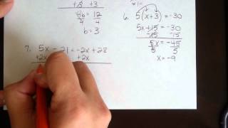 Solving Equations amp Inequalities Review of Algebra 1 [upl. by Bren]